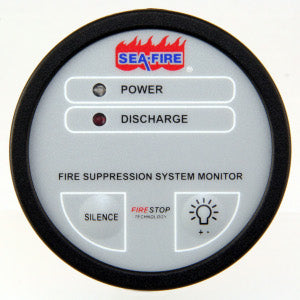 SEAFIRE ENGINE SYSTEM MONITOR with shutdown control Round