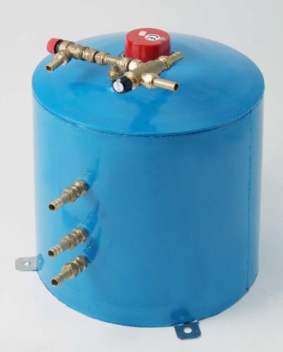 6 GALLON VERTICAL CALORIFER C/W FITTINGS