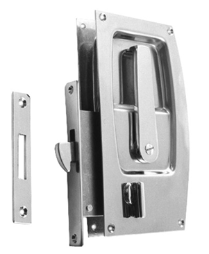 Sealine 260/270 Senator/Ambassador & 328 Sovereign Chrome Sliding Door Lock Set