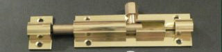Small Brass Straight Door Shoot Bolt