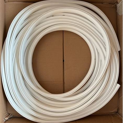 White Fender Rubbing Strake Insert for 50mm Aluminium Profile