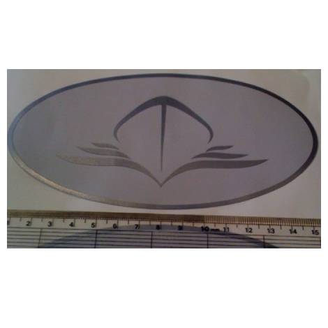 Sealine Boat Wash Logo 2D Silver Emblem
