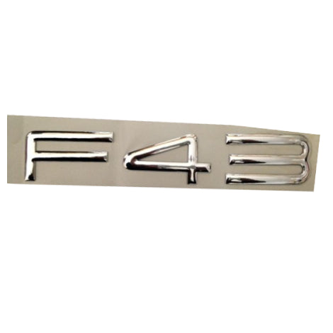 Sealine F43 Chrome Emblem