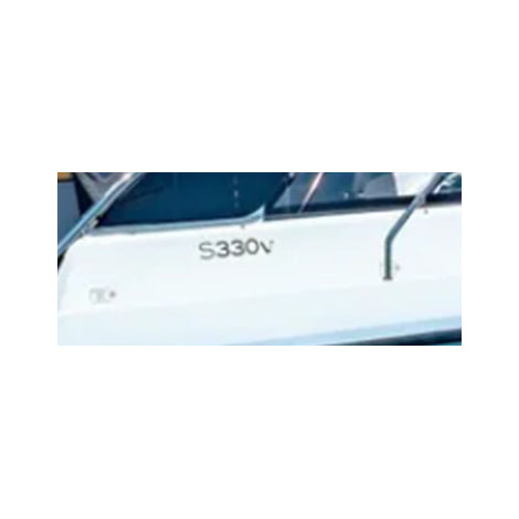 Sealine S330v Chrome Emblem