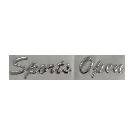 Sealine Sports Open Chrome Emblem