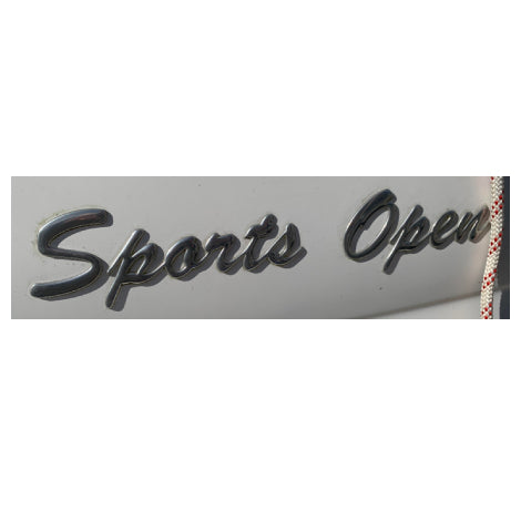 Sealine Sports Open Chrome Emblem