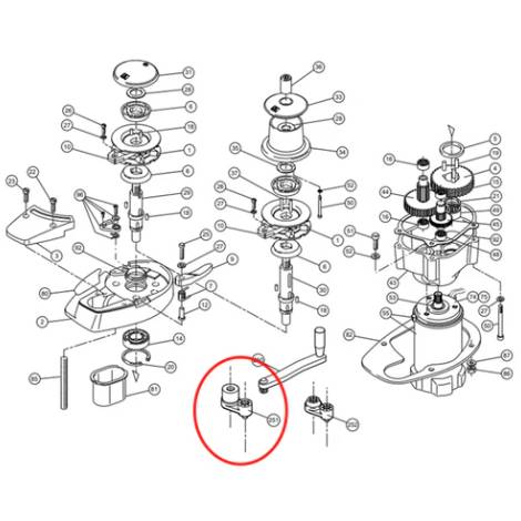 Sprint 1000 Manual Gear Kit (Gypsy/Drum)