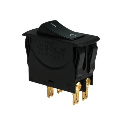 16A Black D/P Circuit Breaker (Replacement Solution)