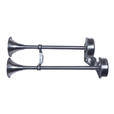 Stainless Steel Twin Trumpet Horn 24v