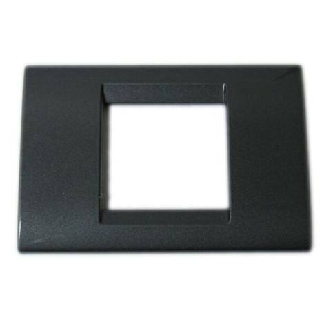 Gewiss 2 Gang Face Plate (Slate)