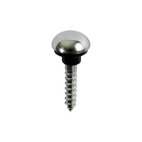 Mirror Screw Dome Chrome 25mm (Pack of 10)