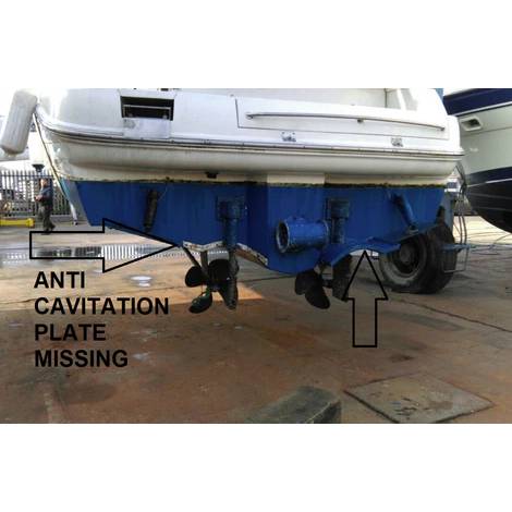 Sealine F42/5 Anti Cavitation Plate
