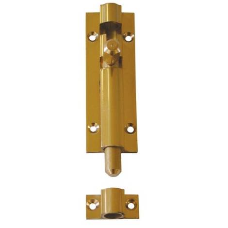 Small Brass Straight Door Shoot Bolt