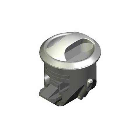 Chrome/White Door Catch