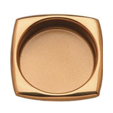 Flush Inset Handle, Brass, Finger Pull