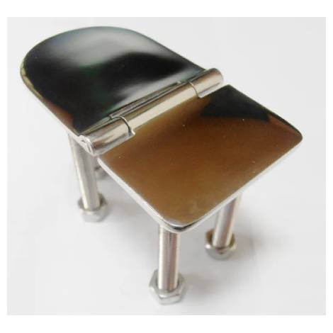 Stainless Steel Hatch Hinge 5 x (M6 X 50mm) Studs