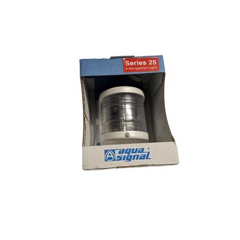 Aqua Signal Series 25 Masthead Navigation Light 12v White Case