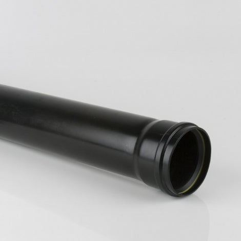 110mm Round Downpipe x 4m Single Socket