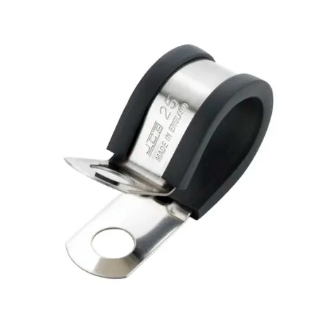 JCS Pipe Clips 12mm Black (Pack of 25)