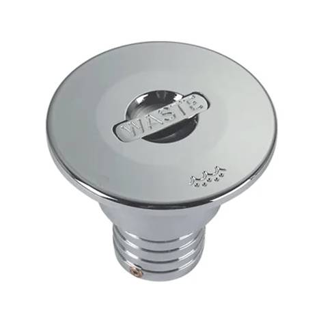 "Waste" Deck Filler with Stainless Steel Lid