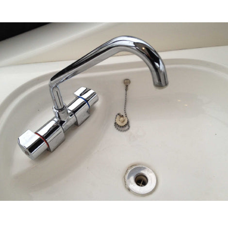 Chrome Cockpit Tap (Alde Tap Replacement Solution)