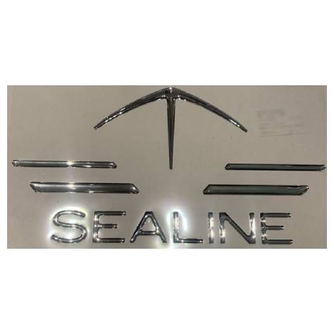 Sealine 3D Chrome Logo Large Emblem