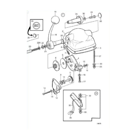 Volvo Penta EDC Twin Top Control