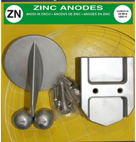 Anode Set for Mercruiser Alpha 1 Generation 1 Zinc