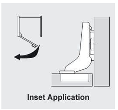 Hinge Blum Metal (Cranked)