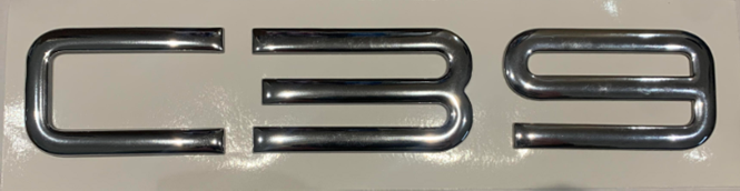 Sealine C39 Chrome Emblem