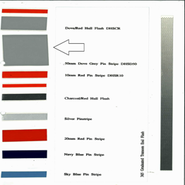 Sealine 50mm Dove Grey Hull Stripe