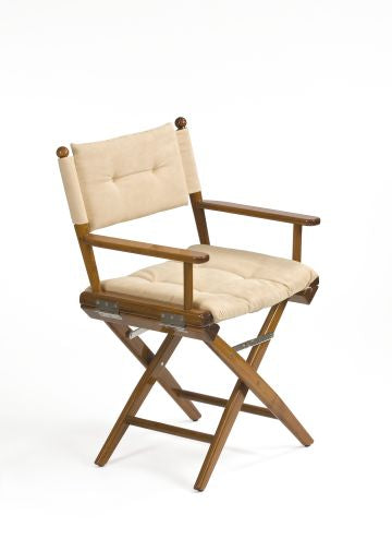 Deluxe Cream Directors Chair