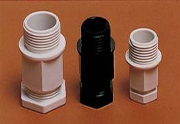 COMPRESSION GLAND SMAL C/W LOCKNUT BLACK (10)