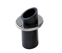 RUBBER TRANSOM EXHAUST 40MM