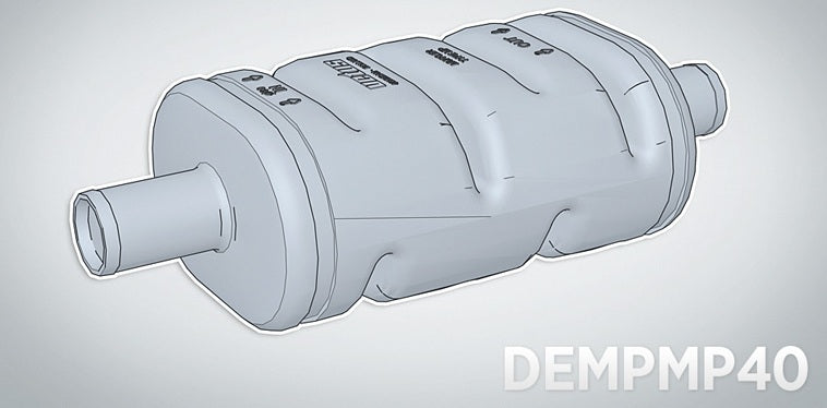 GENERATOR/EXHAUST MP40 PLASTIC MUFFLER