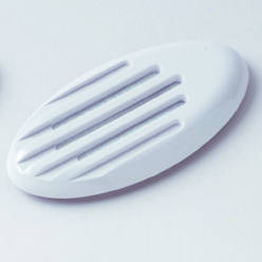 GRILL WHITE PLASTIC (DROP IN HORN)