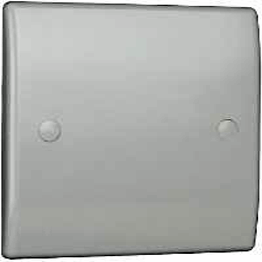 1 Gang White Blank Plate