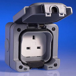 240v 13A Masterseal Waterproof Socket