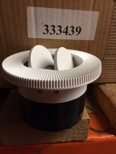 3" White Round Euro Grill