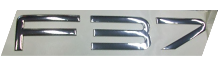 Sealine F37 Chrome Emblem