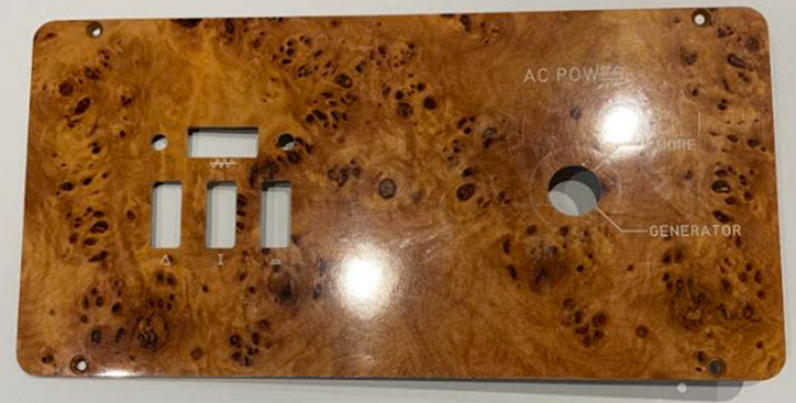 Sealine F37 Generator Control Panel