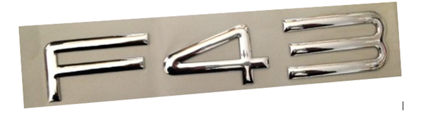 Sealine F43 Chrome Emblem