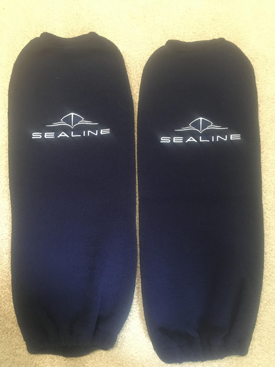 8"x27" Navy Fender Sock with Sealine Motif (Pair)