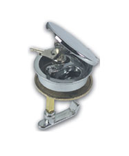 Chrome Cockpit Lockable Flush Latch