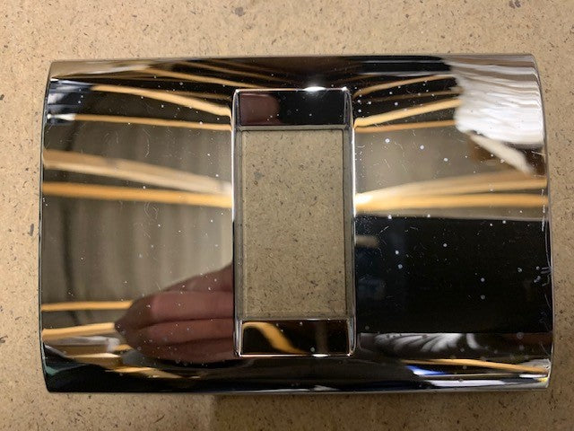 Gewiss Chrome Face Plate 1 Gang
