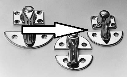 Gravely Small Fastener c/w Catch Plate