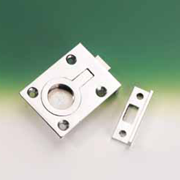 51x38mm Flush Chrome Spring Catch