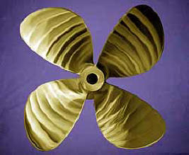 PROP 24x31 4 x BLADE L/HAND AQUAFOIL 73