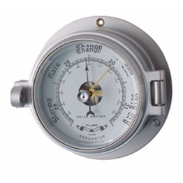 3" CHROME BAROMETER NO LOGO