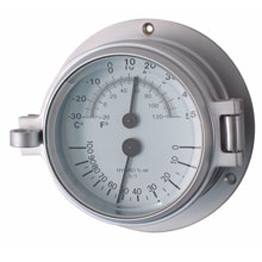 79MM FACE CHROME HYGROMETER NO LOGO